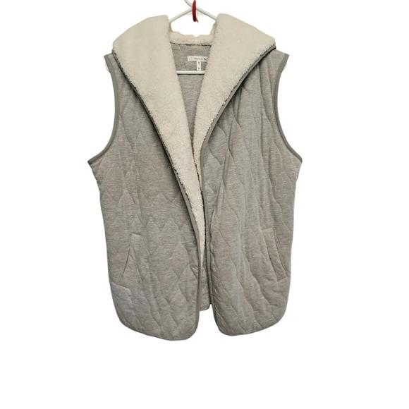 Maurices Jackets & Blazers - Maurices Women's Gray Hooded Faux Fur Vest XL